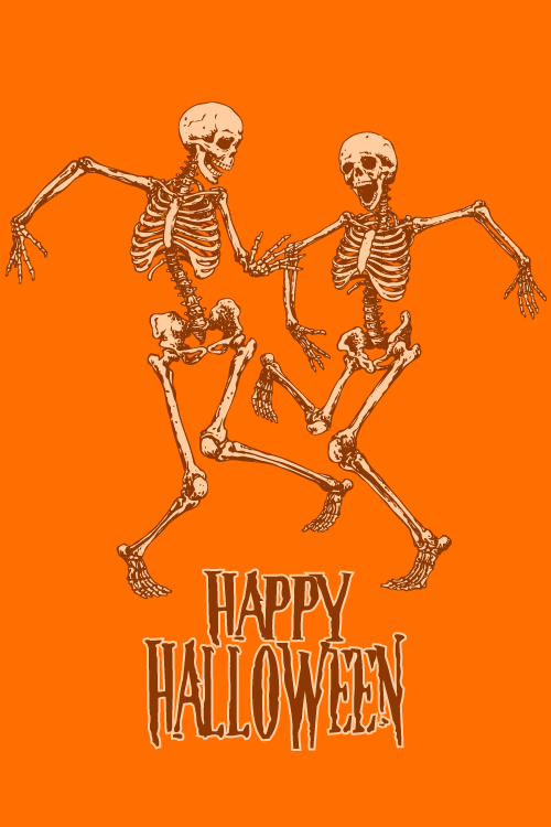 Halloween Skeleton Party ecard