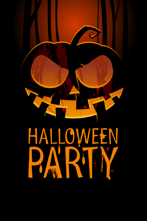 Jack O Lantern Party ecard