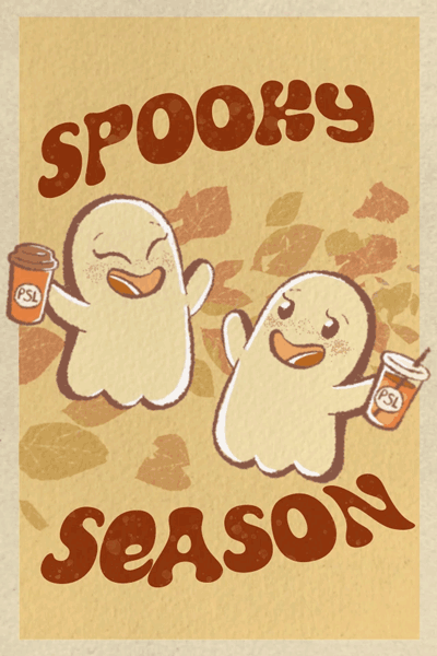 Ghosts Spooky Season ecard