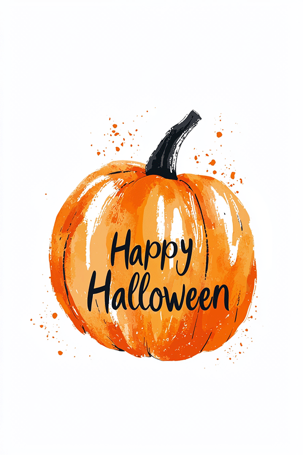 Pumpkin Happy Halloween  ecard