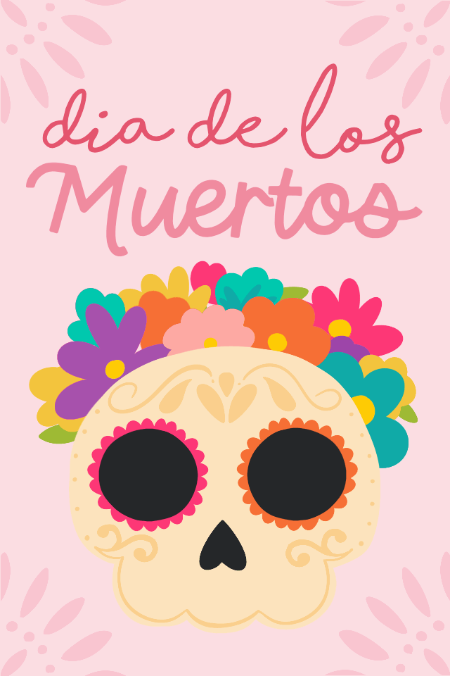 Flower Skull  ecard