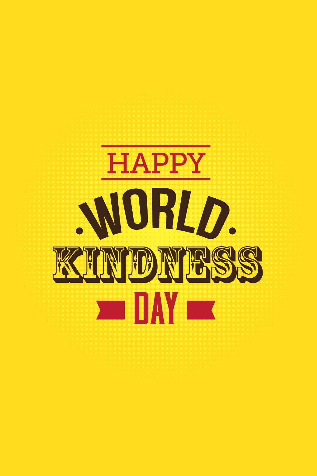 World Kindness Day Yellow ecard
