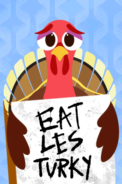 Eat Less Turkey ecard