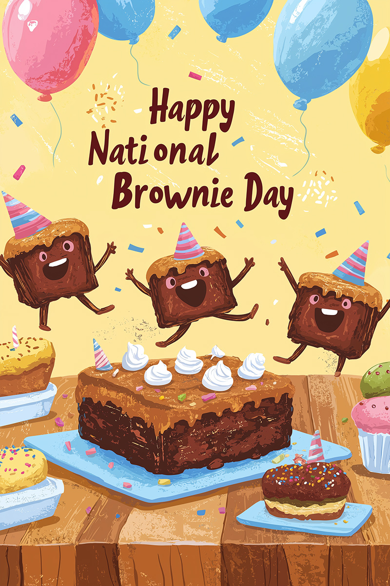 Brownie Party ecard