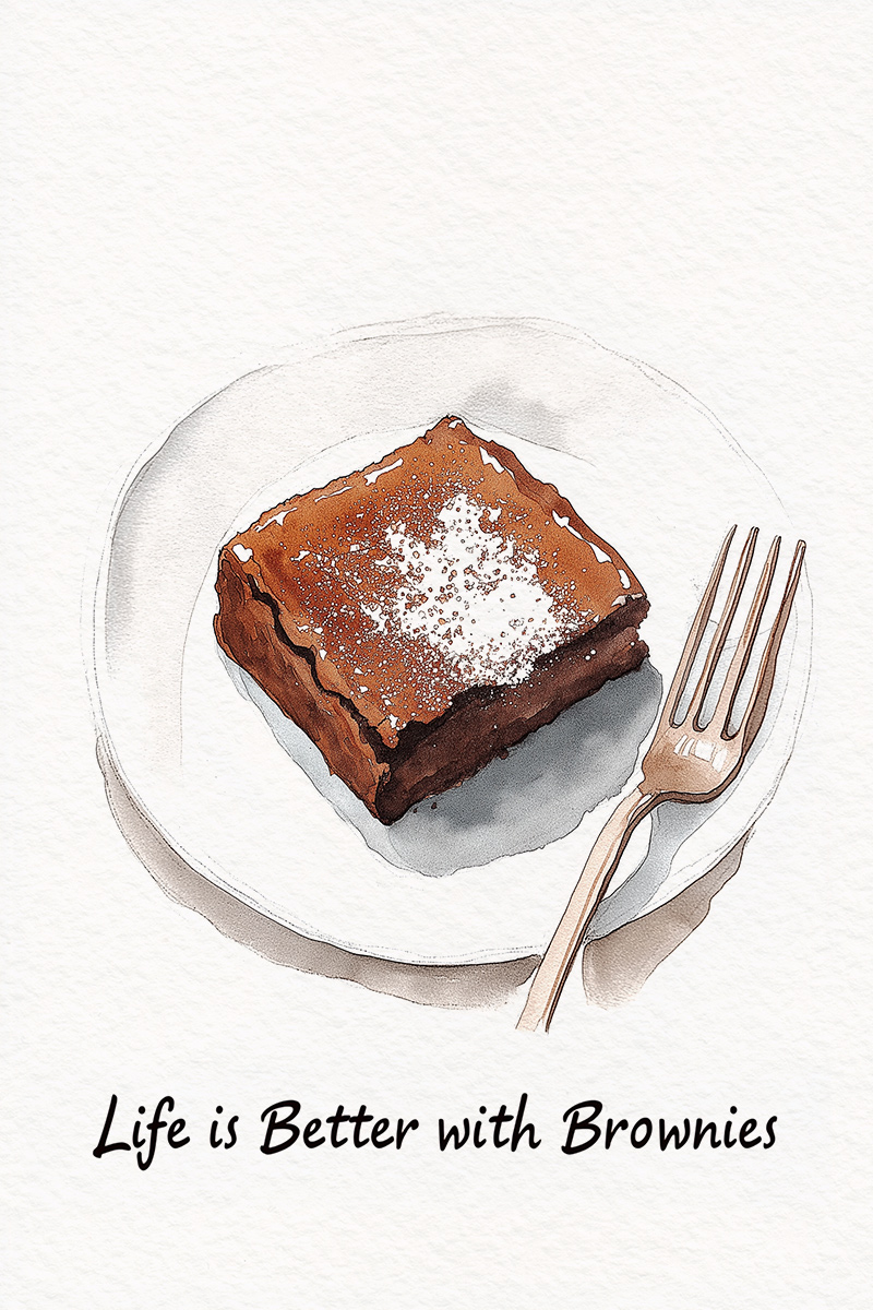 Life Is Better With Brownies ecard
