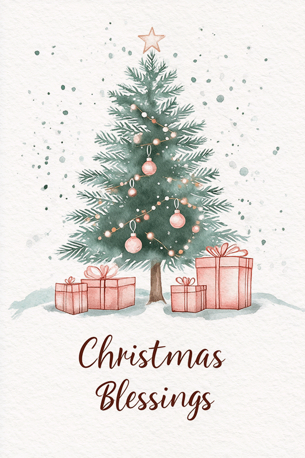 Christmas Blessings ecard