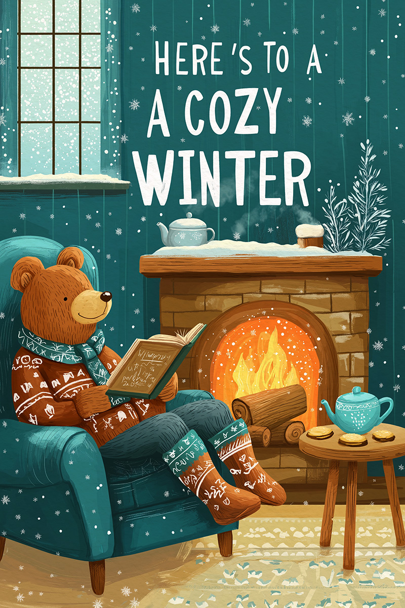 Here's To A Cozy Winter ecard