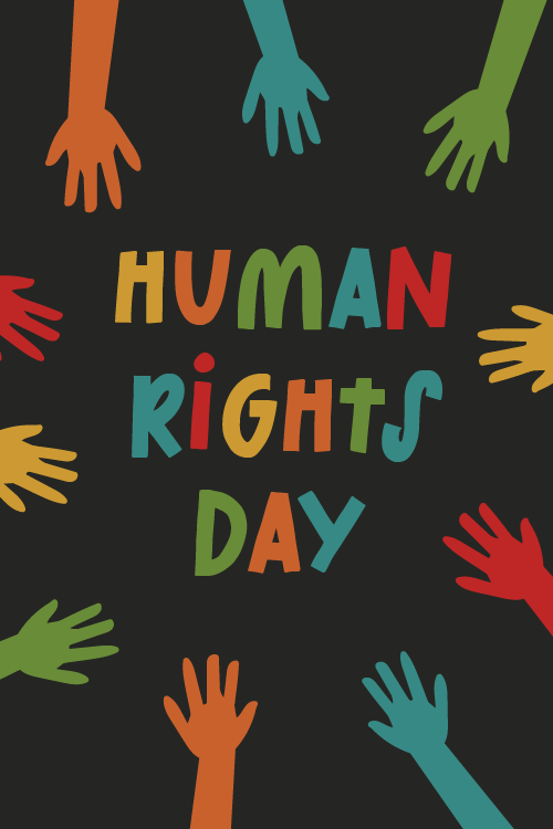 Human Rights Day Hands ecard