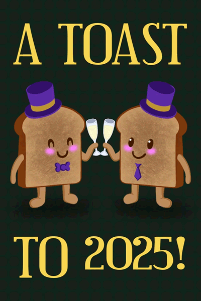 A Toast To 2025 ecard