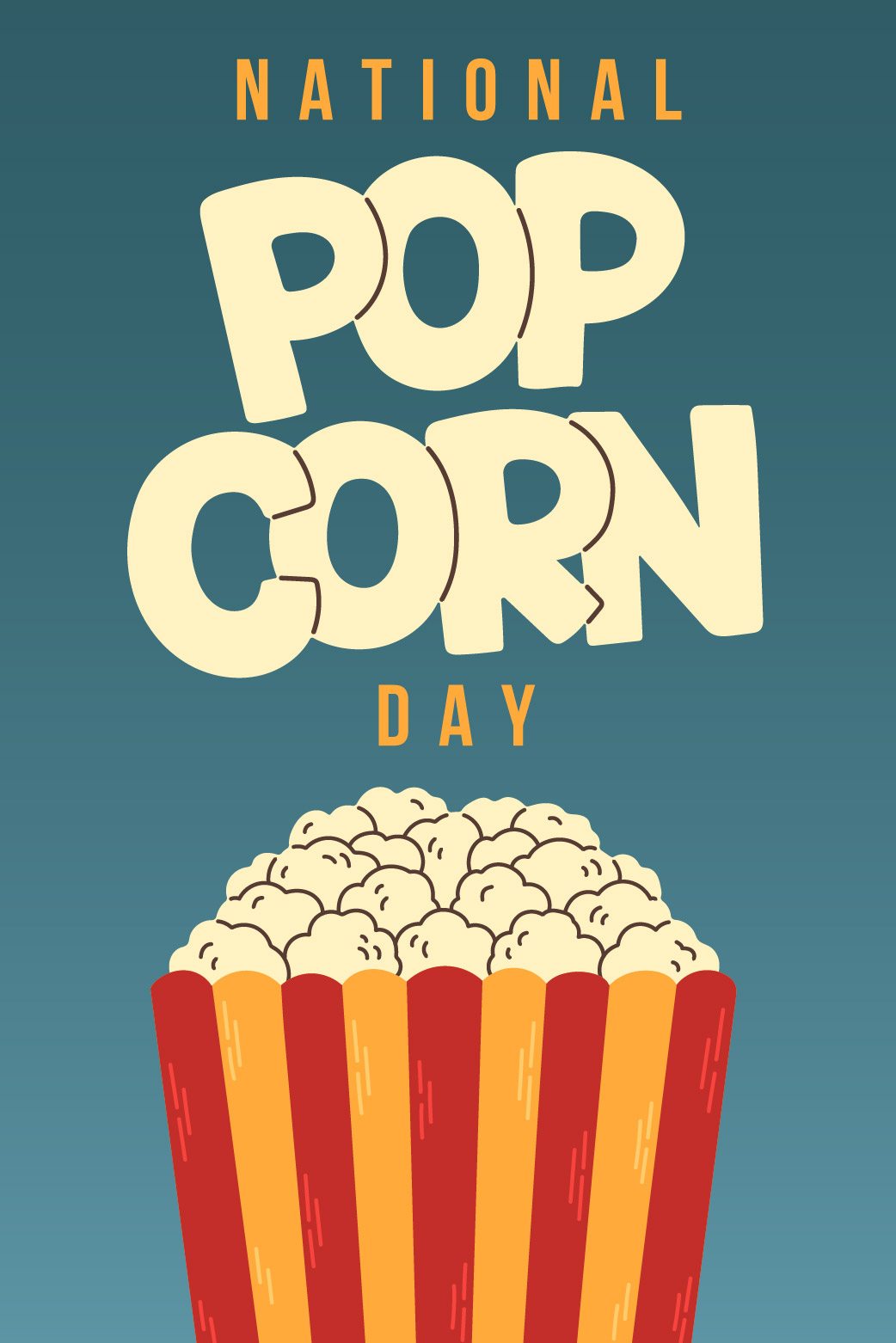 Popcorn Day Box ecard