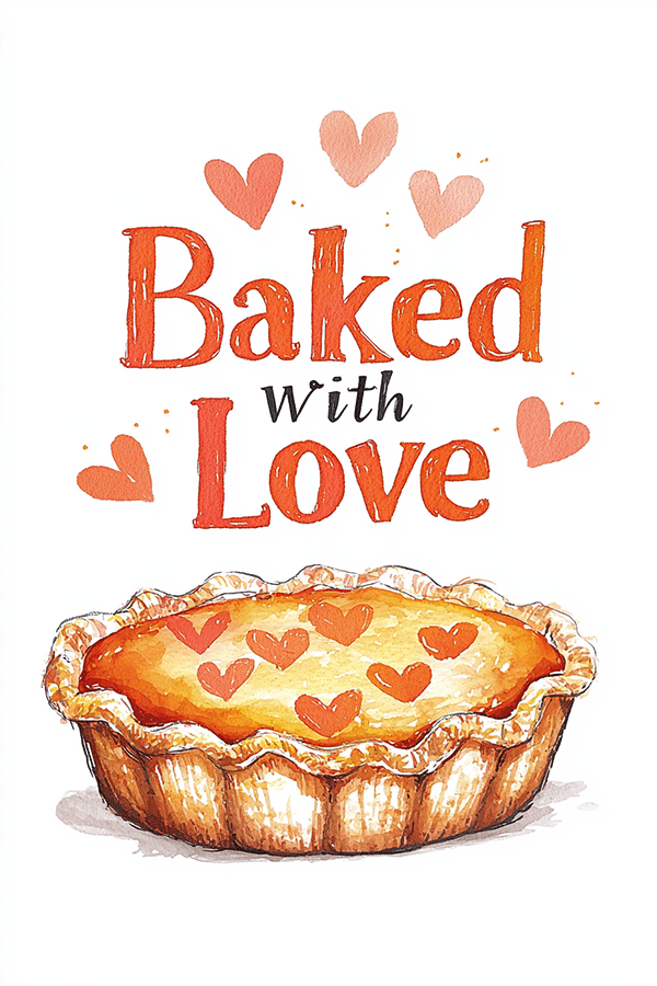 Baked With Love Pie ecard