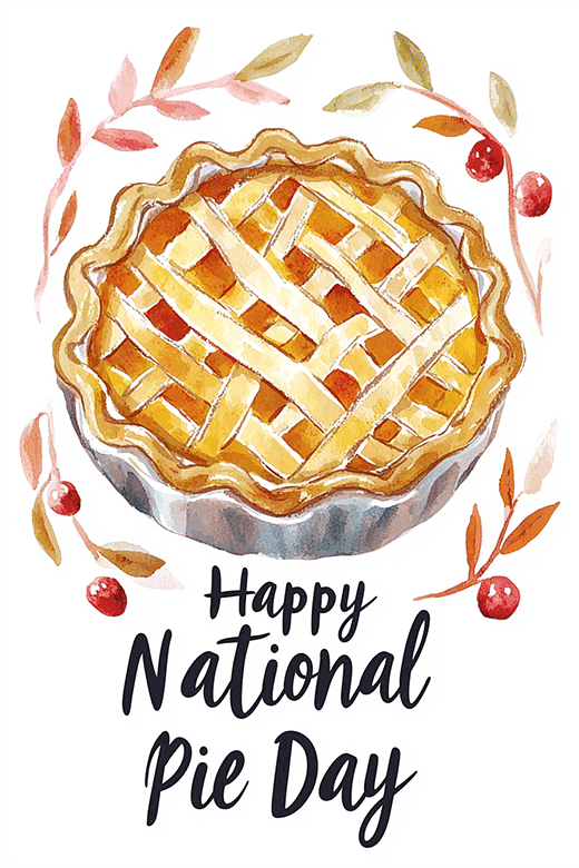 Happy National Pie Day Cherry Pie ecard