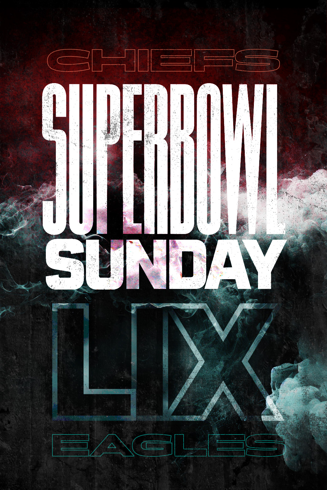 Super bowl Sunday Chiefs Eagles ecard