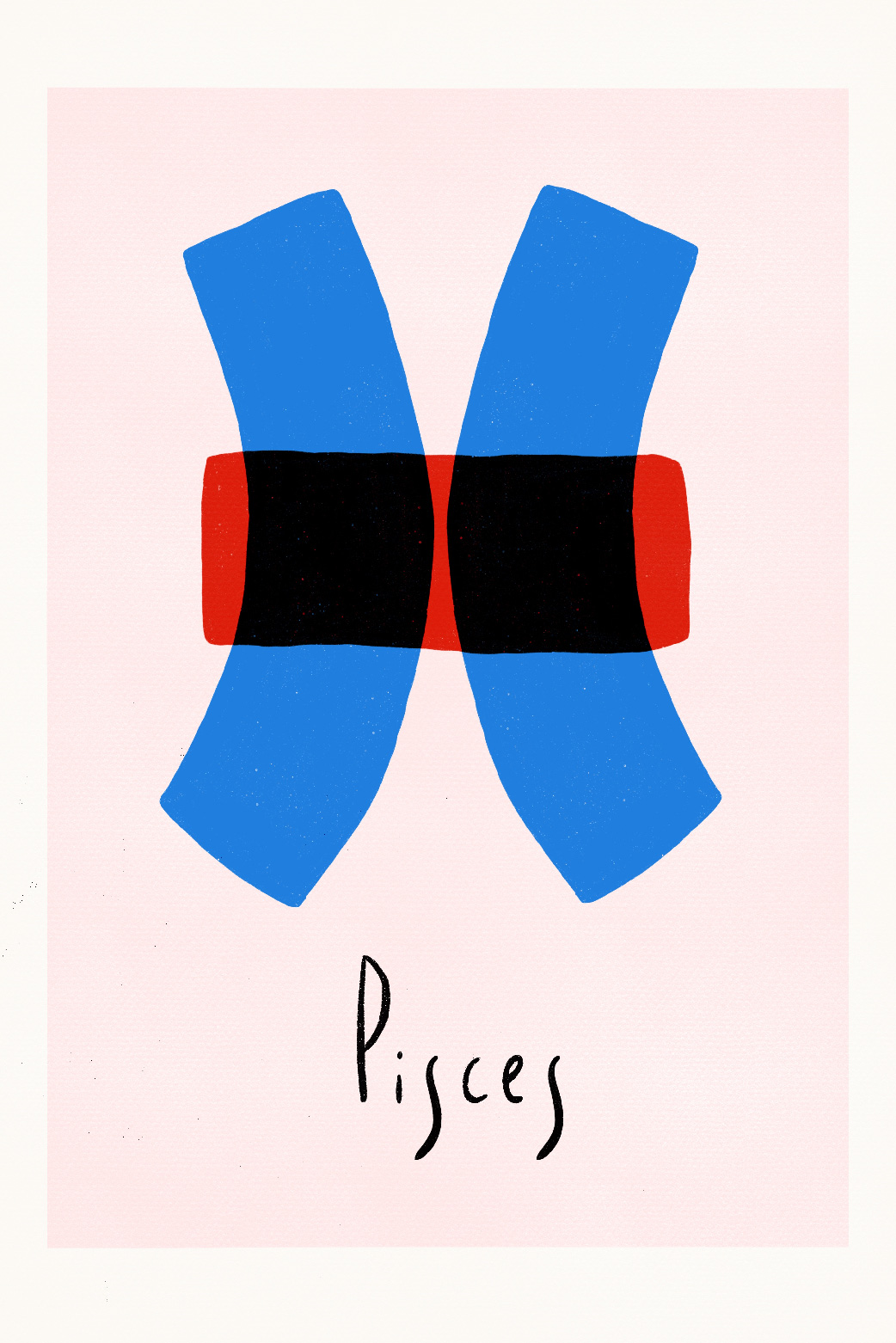 Pisces Abstract ecard