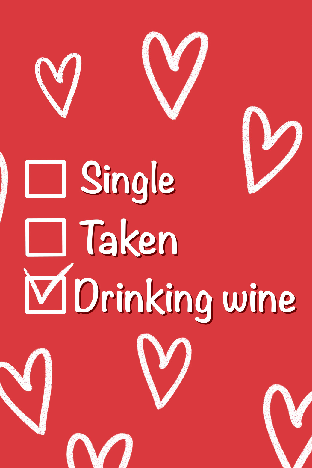 Drinking Wine Valentines ecard