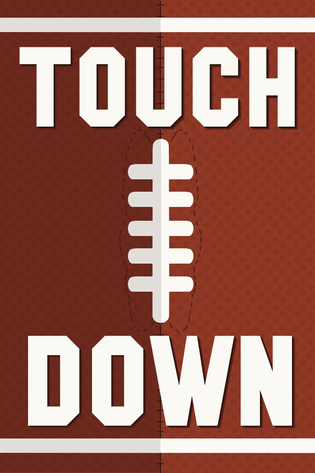 Touch Down Card ecard