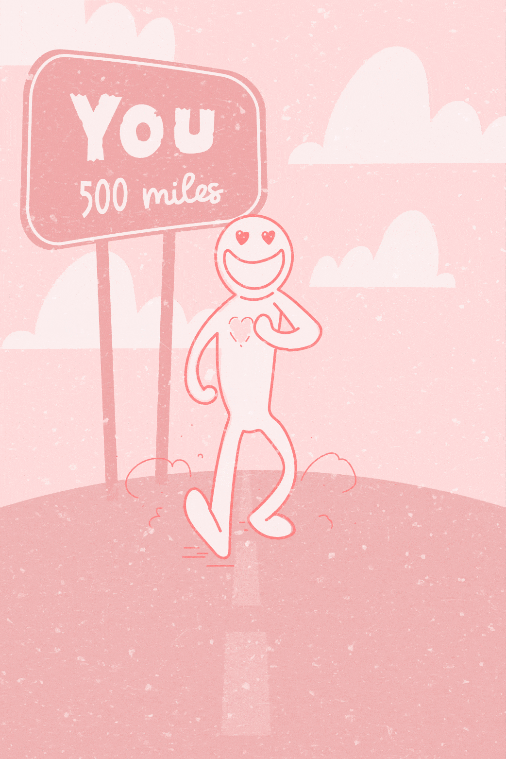 I'm Gonna Be (500 Miles) ecard