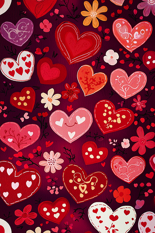 Fun Hearts ecard