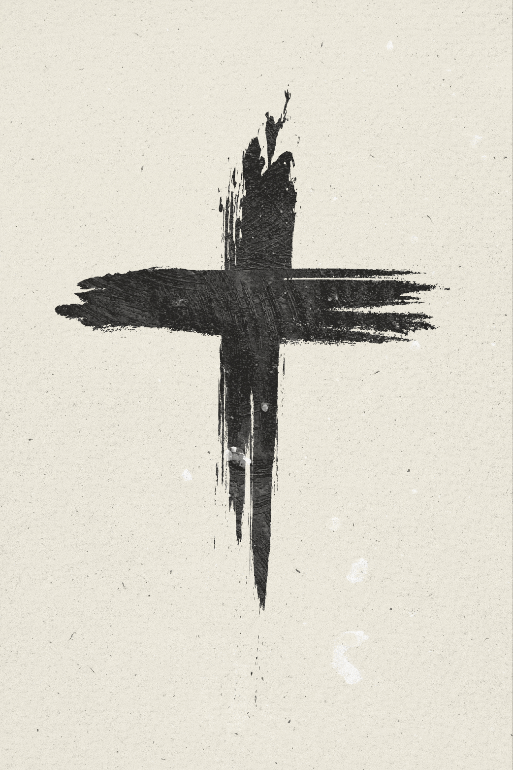 Ash Wednesday Black Cross ecard