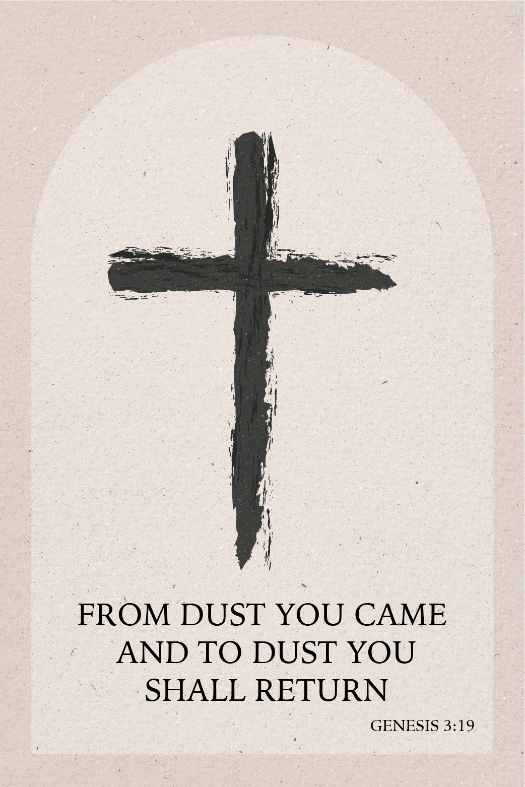 Dust You Shall Return ecard