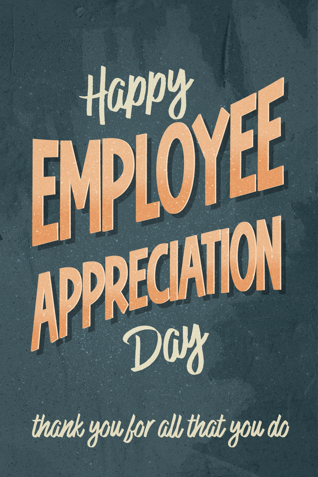 Happy Employee Appreciation Day Sign ecard
