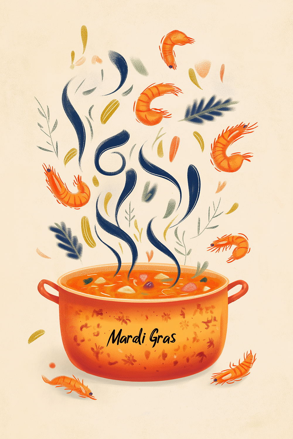 Mardi Gras Gumbo ecard