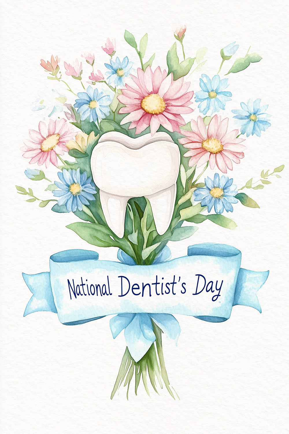Dentist Bouquet  ecard