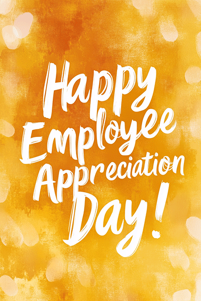 Employee Appreciation Day Gold ecard