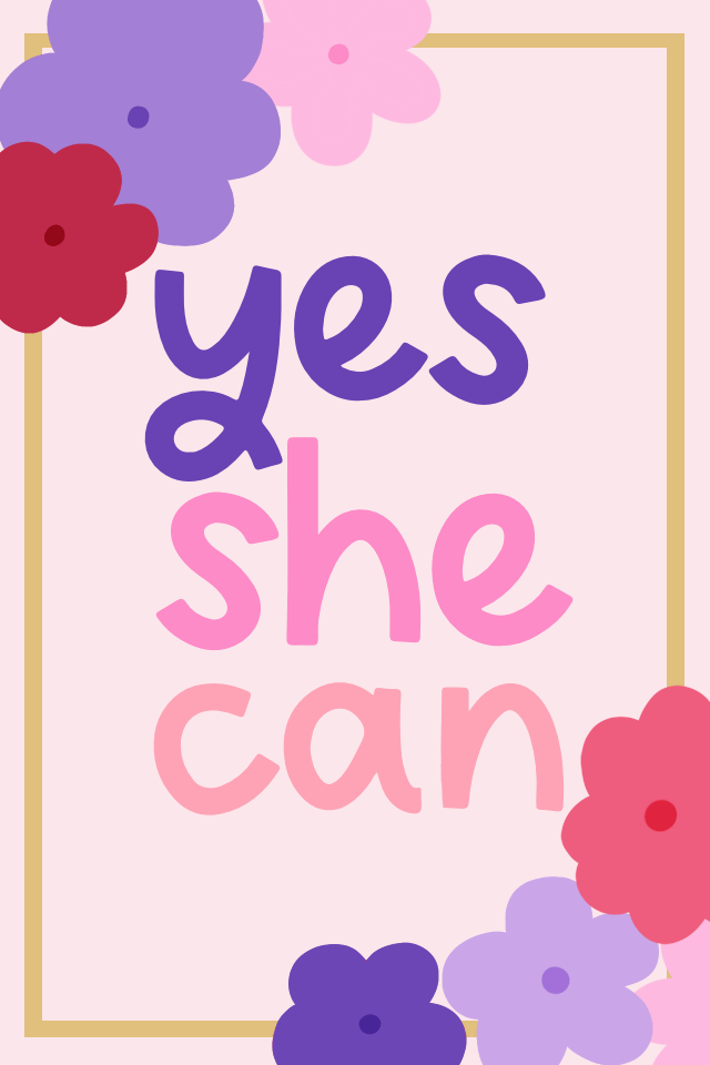 Yes She Can ecard