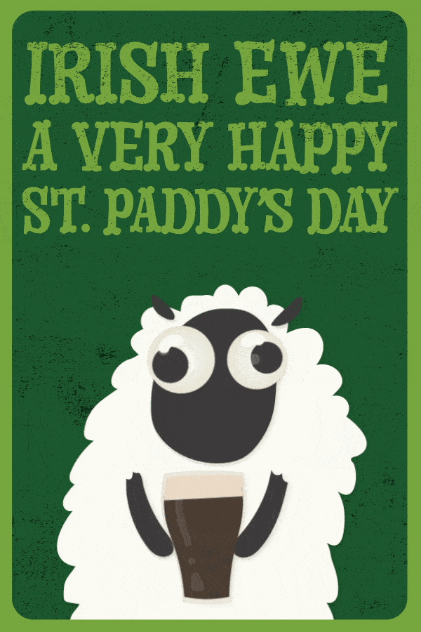 Irish Ewe ecard