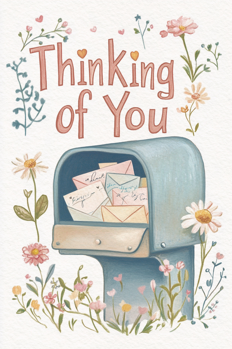 Mailbox Thinking Of You ecard