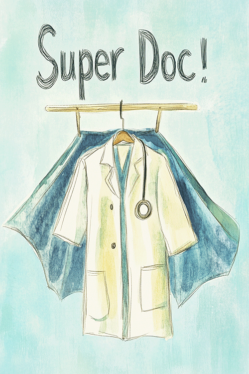 Super Doc Cape ecard