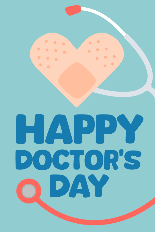 Doctor's Day Heart Bandage  ecard