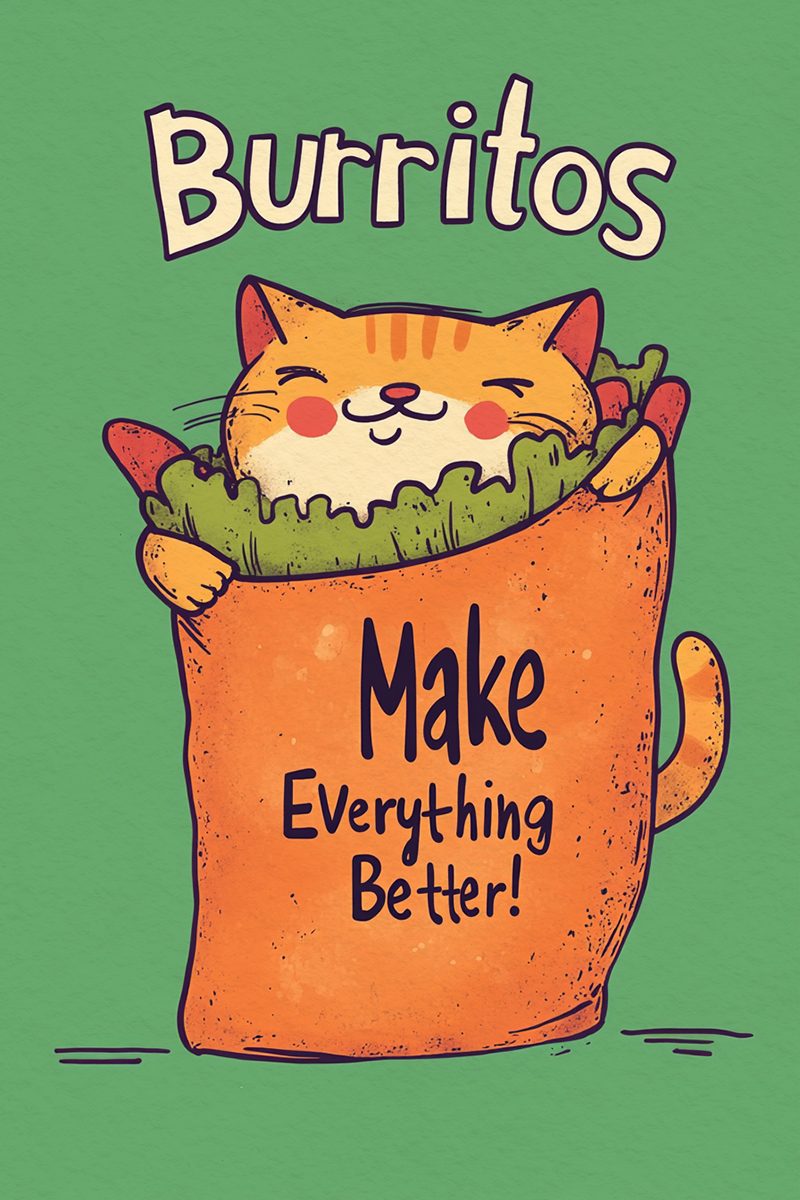 Burritos Make Everything Better ecard