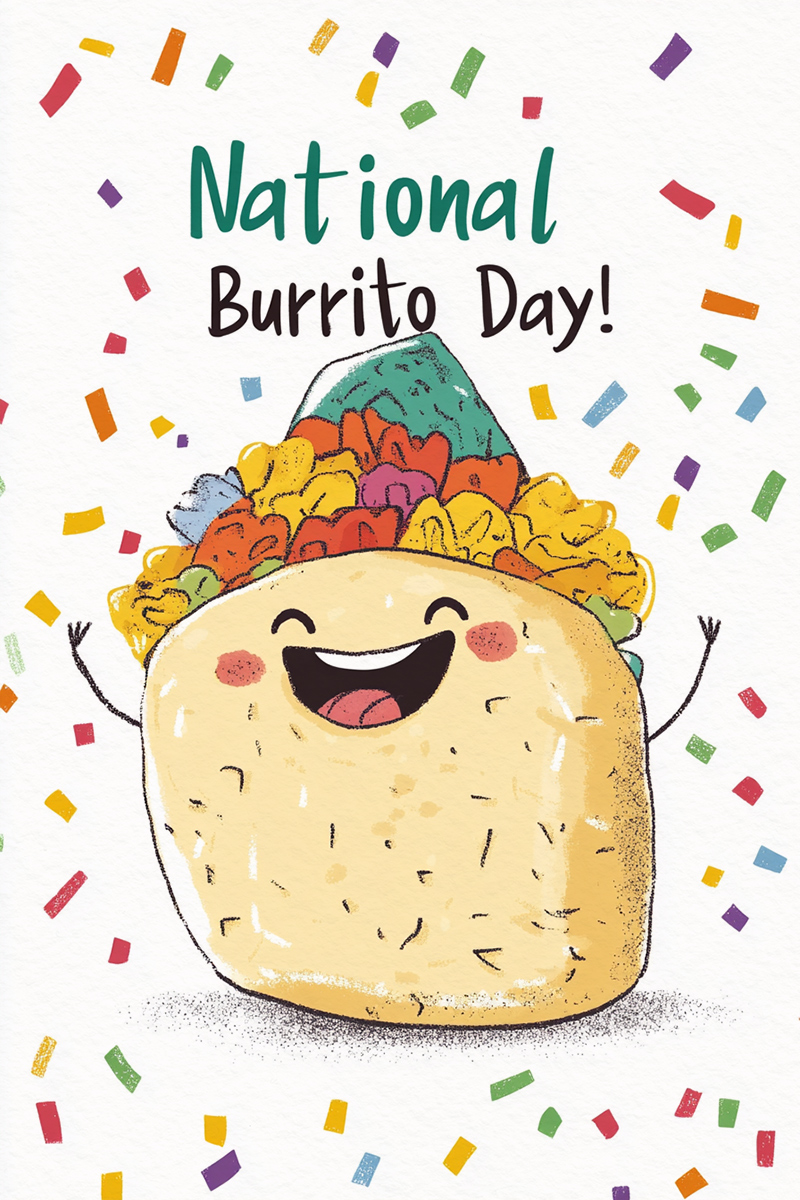 Burrito Sombrero ecard